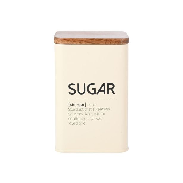 POSODA ZA SHRANJEVANJE ESTIA POSODA ZA SLADKOR BEŽ ALLURE METALLIC 01-24840