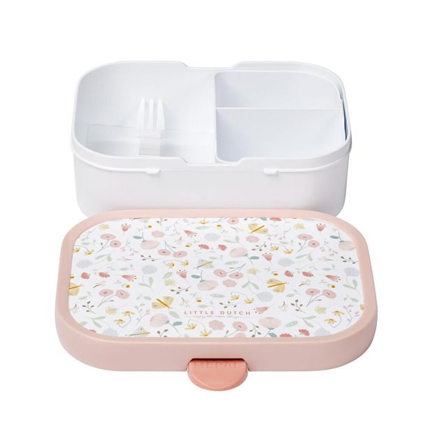 POSODA ZA SHRANJEVANJE MEPAL 18X13X6CM ZA PRENOS HRANE VZOREC ROŽICE