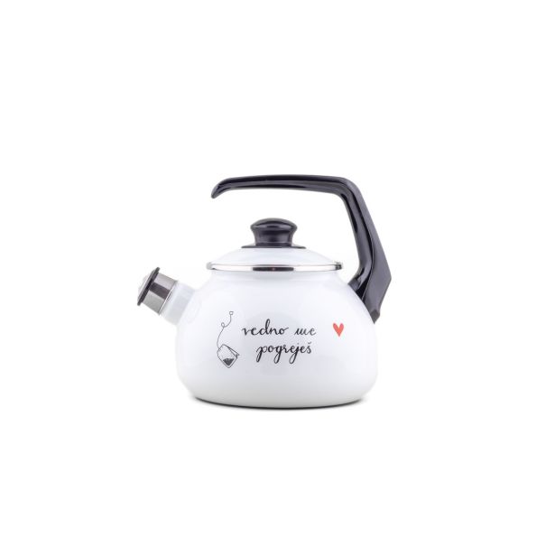 POSODA ZA TOPLE NAPITKE CUCKOO CUPS EMAJLIRAN ČAJNIK 20 CM 2.5L VEDNO ME POGRJEŠ