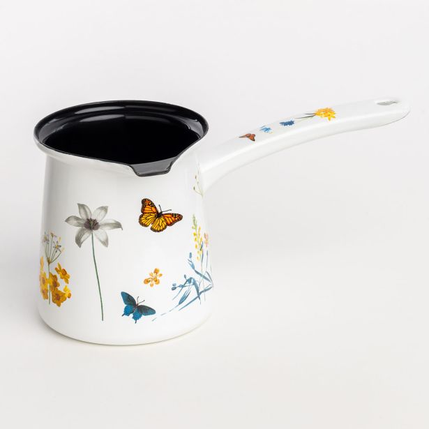 POSODA ZA TOPLE NAPITKE ENAMELIE DŽEZVA 8.5 CM - 0.35 L IRIS