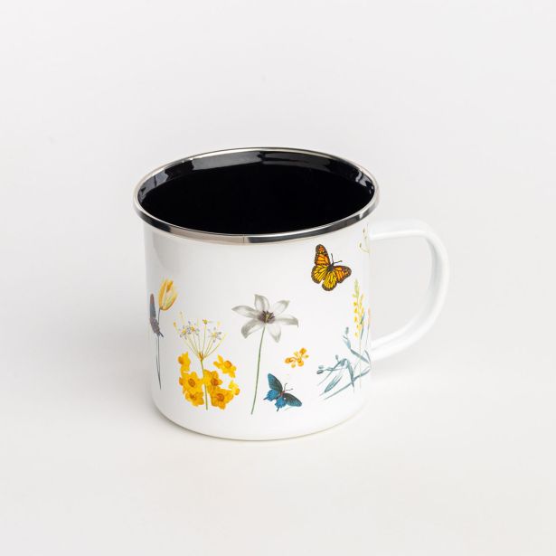 POSODA ZA TOPLE NAPITKE ENAMELIE LONČEK 9 CM - 0.5 L IRIS