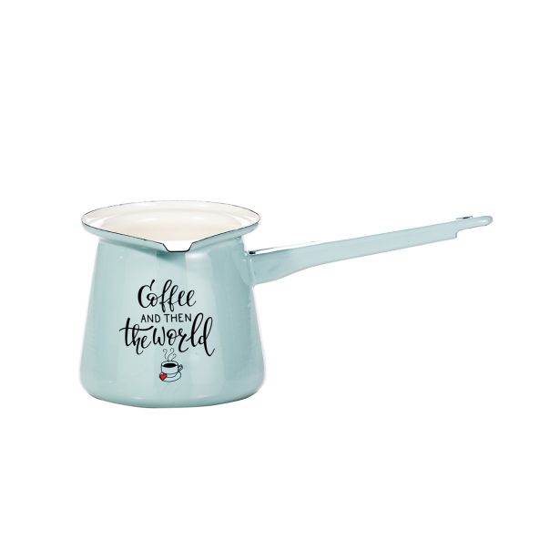 POSODA ZA TOPLE NAPITKE METALAC DŽEZVA 11 CM 0.7 L COFFEE ZELENA