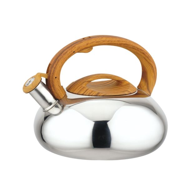 POSODA ZA TOPLE NAPITKE MQ ČAJNIK 3 L ZA INDUKCIJO ROČAJ IMITACIJA LESA