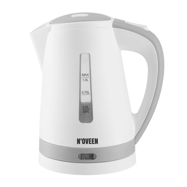 POSODA ZA TOPLE NAPITKE NOVEEN ČAJNIK EK1201 1 L, SIV