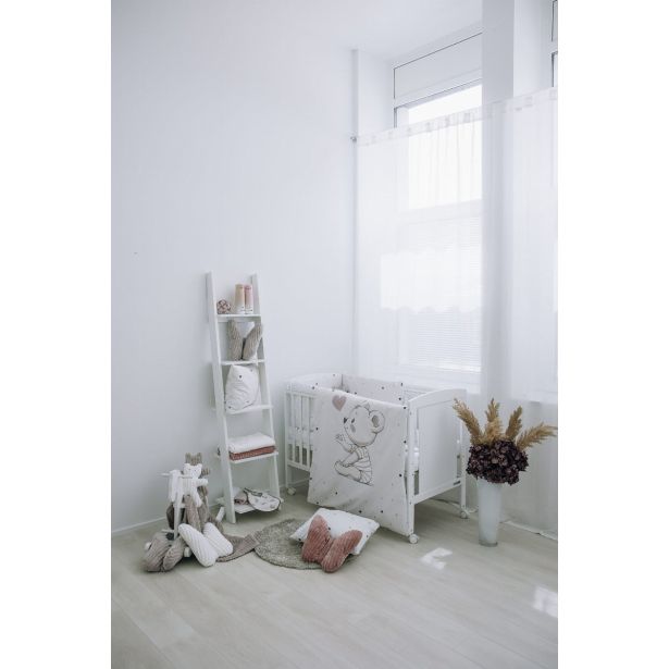 POSTELJNINA BUBABA BY FREEON OTROŠKA 6-DELNA MEDVEDEK BEŽ