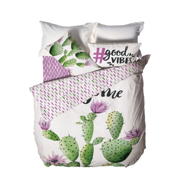 POSTELJNINA KAKTUS 140X200/60X80CM