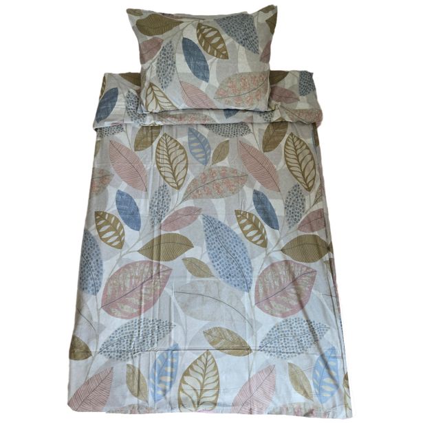 POSTELJNINA LIVING COTTON FLORESTA GREEN 140X200 50X70, RENFORCE, Z ZADRGO