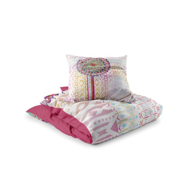 POSTELJNINA VITAPUR FAMILY EDEN 50X70/140X200 ROZA