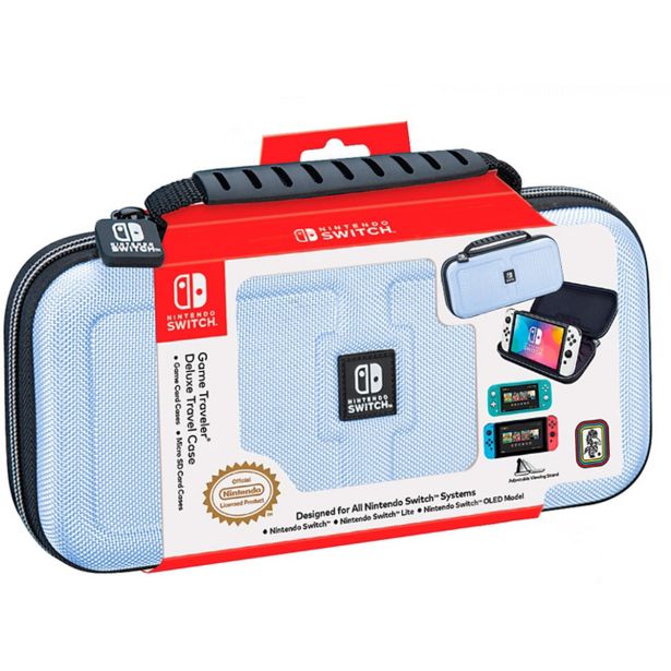 POTOVALNI KOVČEK BIGBEN DELUXE PASTELNO MODRA