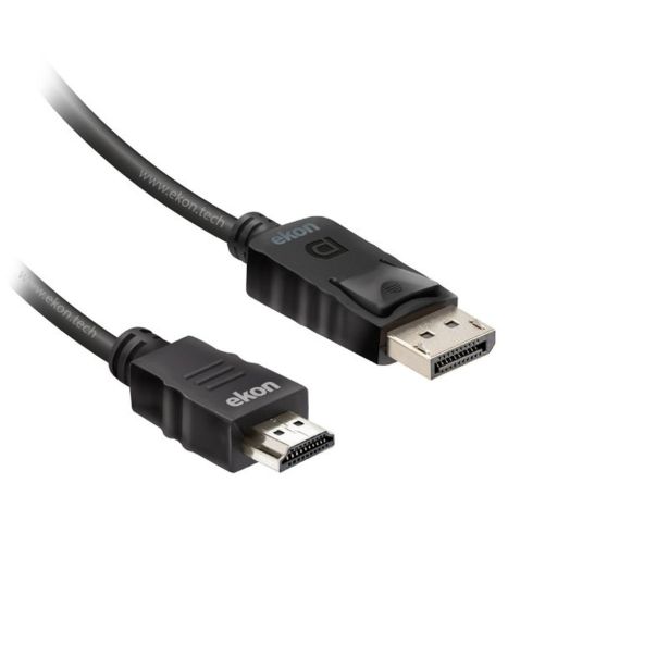 POVEZOVALNI KABEL EKON HDMI TO DISPLAY 1.8M ECITHDMIDPORT18K