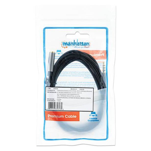 POVEZOVALNI KABEL MANHATTAN 3.5 MM STEREO MH 2M