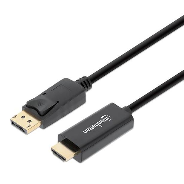 POVEZOVALNI KABEL MANHATTAN DISPLAY PORT-HDMI KABEL1M