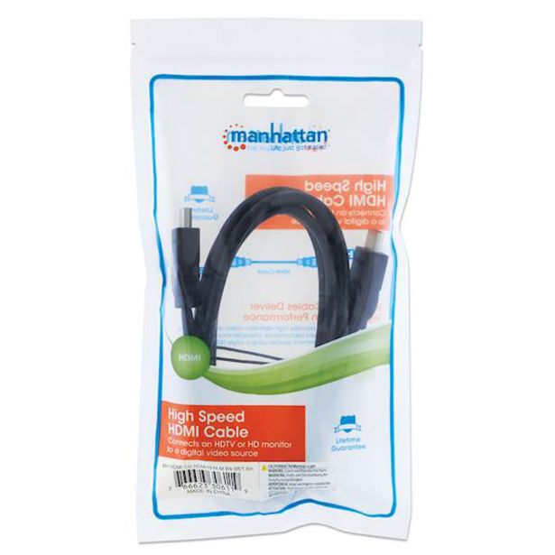 POVEZOVALNI KABEL MANHATTAN HDMI 4K 1.8 M