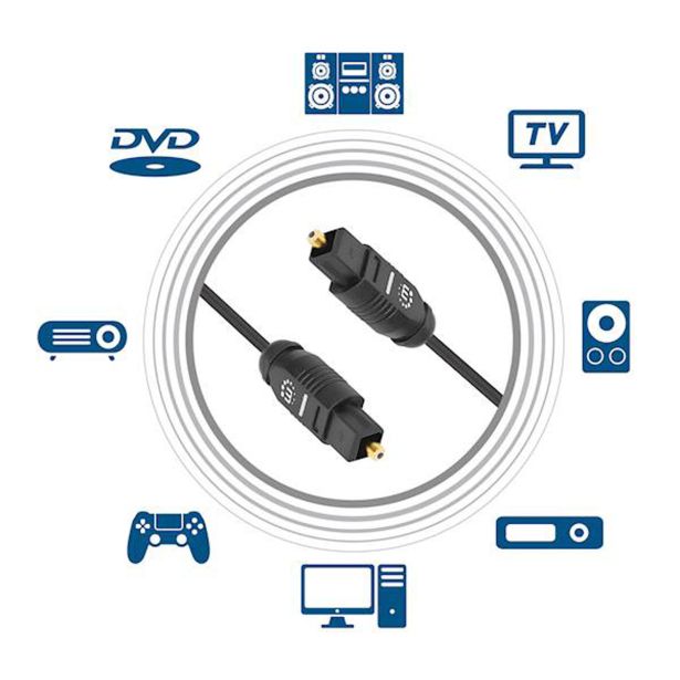 POVEZOVALNI KABEL MANHATTAN OPTIČNI AVDIO 3M