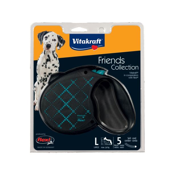 POVODEC ZA PSA VITAKRAFT FLEXI VK FRIENDS, L, 50KG, MIX