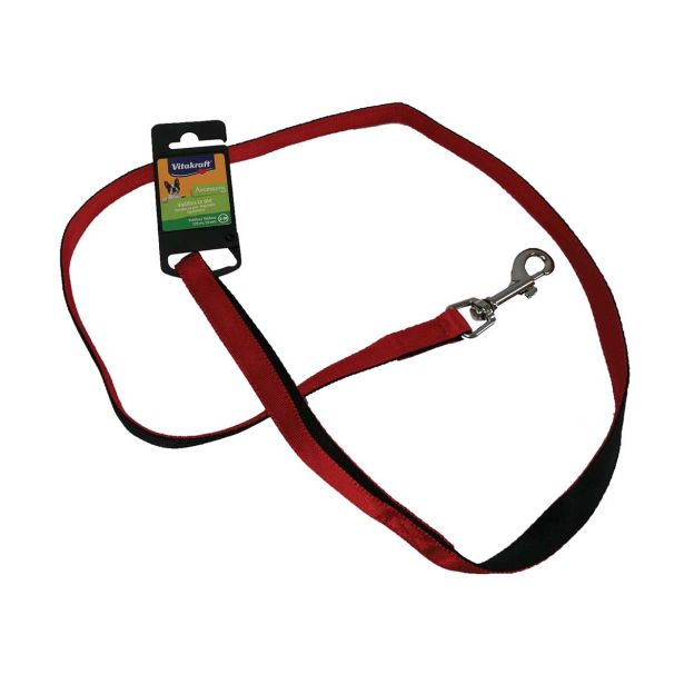 POVODEC SOFT GRIP, 15MM/120CM, RDEČ