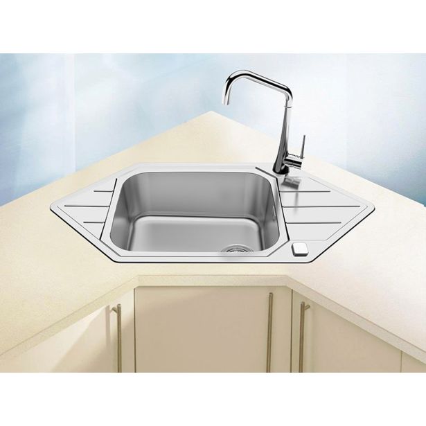 NERJAVNO POMIVALNO KORITO ALVEUS PRAKTIK 130, SATIN 985X500 MM