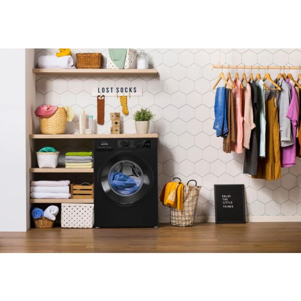 PRALNI STROJ GORENJE WPNEI84A1SW/B, 8 KG, ČRN