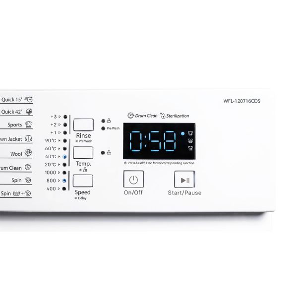 PRALNI STROJ VIVAX WFL-120716CDS POWERWASH