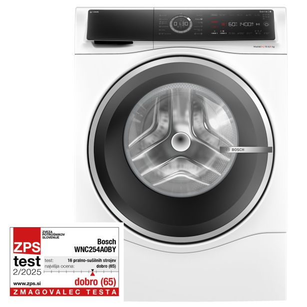PRALNO-SUŠILNI STROJ BOSCH WNC254A0BY