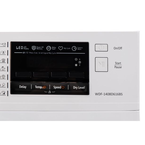 PRALNO-SUŠILNI STROJ VIVAX WDF-1408D616BS SILENTWASH