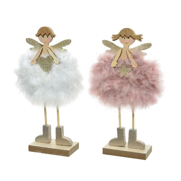 PRAZNIČNA FIGURA ANGEL 23 CM SORTIRANO