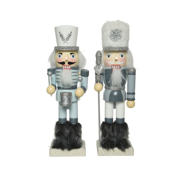 PRAZNIČNA FIGURA DECORIS HRESTAČ MODRE BARVE VIŠINA 25 CM SORT