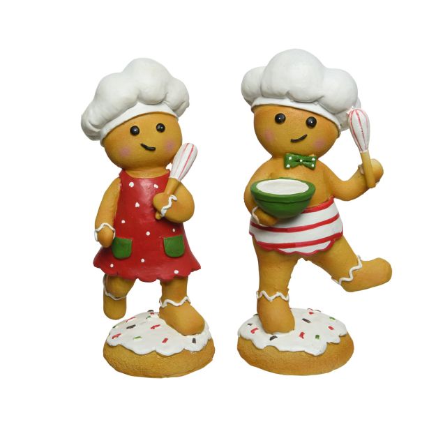 PRAZNIČNA FIGURA DECORIS MEDENJAK FANTEK/PUNČKA VIŠINA 18 CM SORT