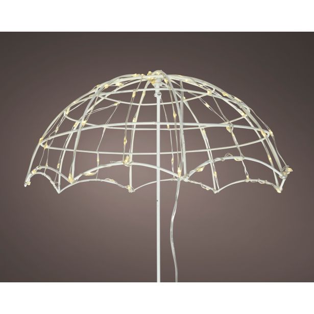 PRAZNIČNA FIGURA DEŽNIK, 72 LED LUČI. IP-44, 26X40 CM