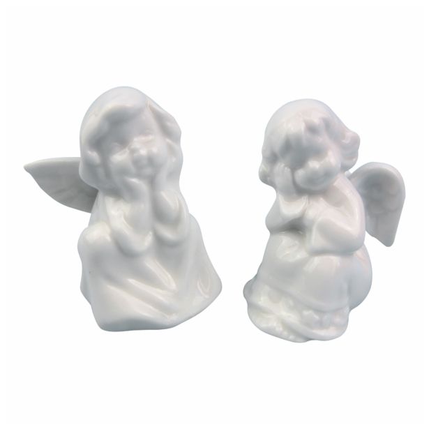 PRAZNIČNA FIGURA GLOSSTYLE ANGEL 5.5X5X6.8 CM RAZLIČNE OBLIKE
