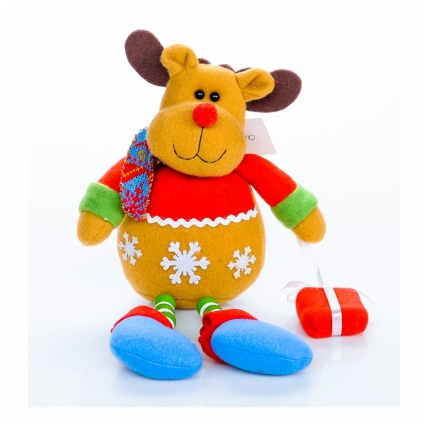 PRAZNIČNA FIGURA GLOSSTYLE FIGURA SEDEČA 38 CM SORTIRANO