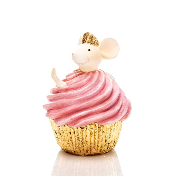 PRAZNIČNA FIGURA GLOSSTYLE TORTICA Z MIŠKO 9.2 CM