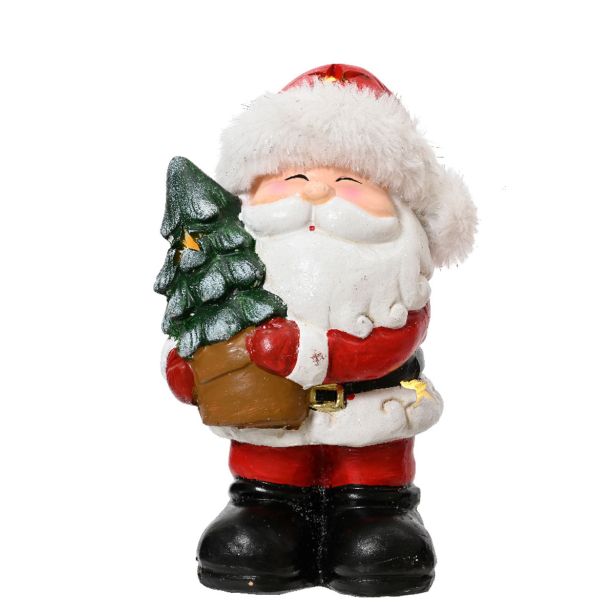 PRAZNIČNA FIGURA LUMINEO BOŽIČEK Z LED LUČKO, RDEČ 23.40 CM, SORTIRANO