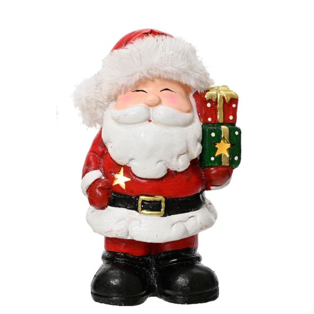 PRAZNIČNA FIGURA LUMINEO BOŽIČEK Z LED LUČKO, RDEČ 23.40 CM, SORTIRANO