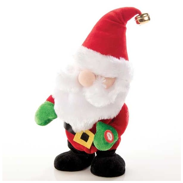 PRAZNIČNA FIGURA MQ MEHKI BOŽIČEK 25 CM POJOČ IN PREMIKAJOČI