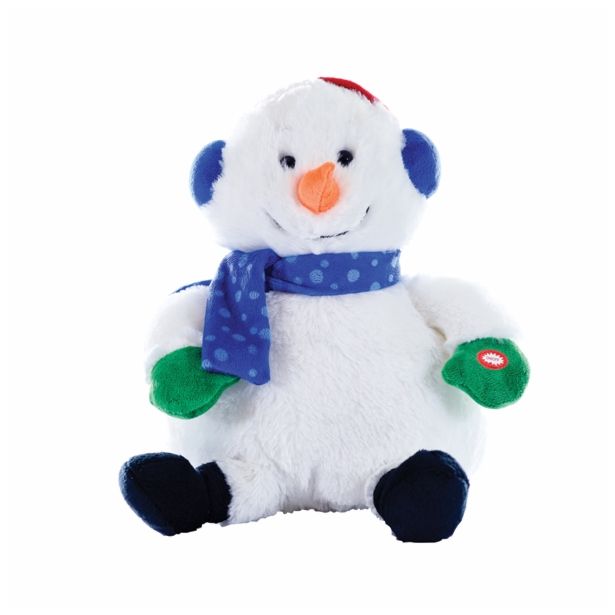 PRAZNIČNA FIGURA MQ POJOČI SNEŽAK 25 CM