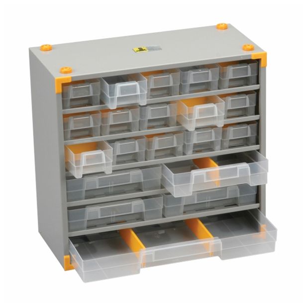 PREDALNIK ALLIT 300X140X295 MM KOVINSKI 20 PREDALČKOV, 10 PREGRAD