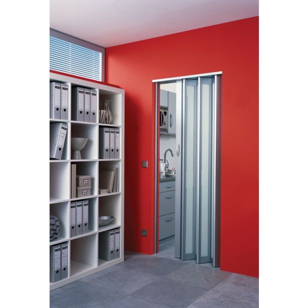 PREKLOPNA VRATA MARLEY NEW GENERATION ALU STEKLO TURKIZ 86X205 CM