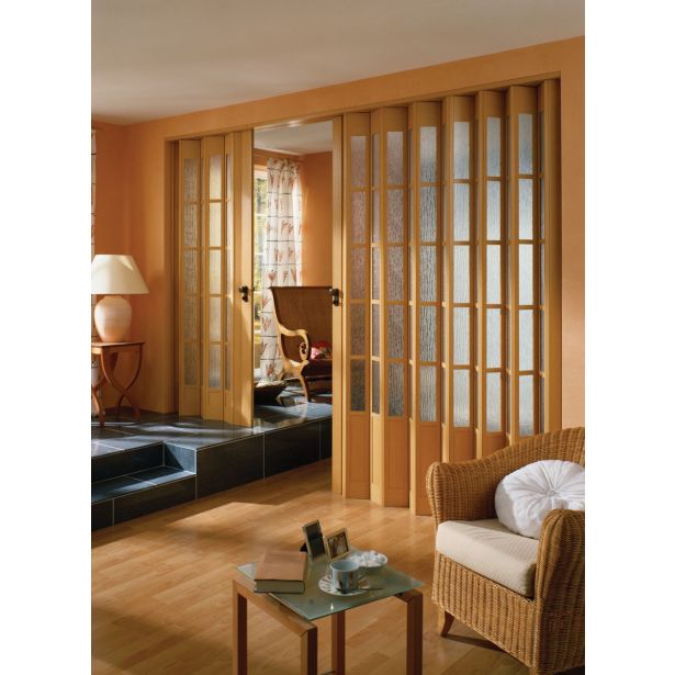 PREKLOPNA VRATA MARLEY PRESIDENT S STEKLOM BUKEV 86X205 CM