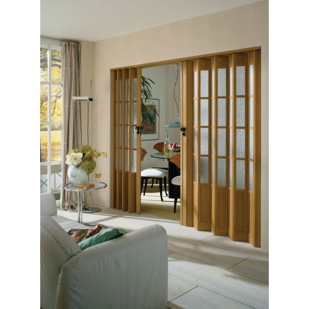 PREKLOPNA VRATA MARLEY PRESIDENT S STEKLOM HRAST 86X205 CM