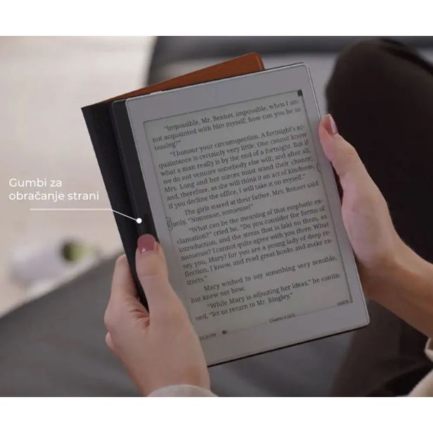 PREKLOPNI OVITEK ETUI ZA E-BRALNIK 7.8" BOOX NOVA AIR / NOVA AIR2 / NOTE AIR C, ZELEN