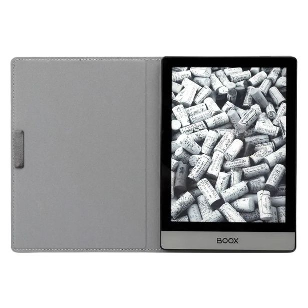 PREKLOPNI OVITEK ETUI ZA E-BRALNIKE BOOX SERIJE POKE 2 POKE 3 POKE 4, SIVA