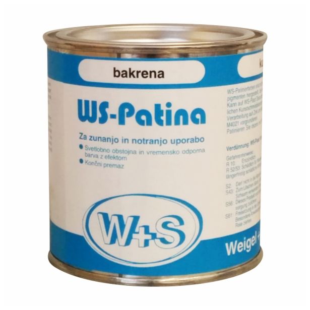 ZAŠČITNI PREMAZ WS PLAST PATINA 012 BAKRENA 0.25KG