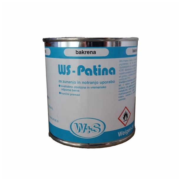 ZAŠČITNI PREMAZ W+S PATINA 013 SREBRNA 0.25KG '- PREMAZ ZA CINK