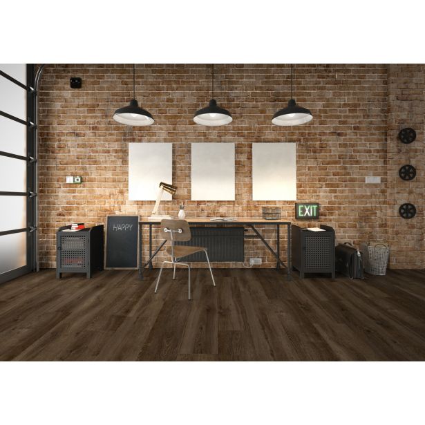 VINIL PLOŠČA, LVT SENSO PREMIUM CLIC 2 KARIBA TEMNI 1461X240X4.5 MM