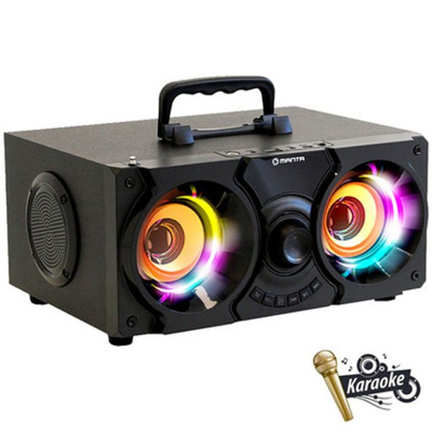 PRENOSNI KARAOKE ZVOČNIK MANTA MMS10 ČRN