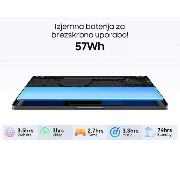 PRENOSNI RAČUNALNIK BLACKVIEW ACEBOOK 12 SIVA