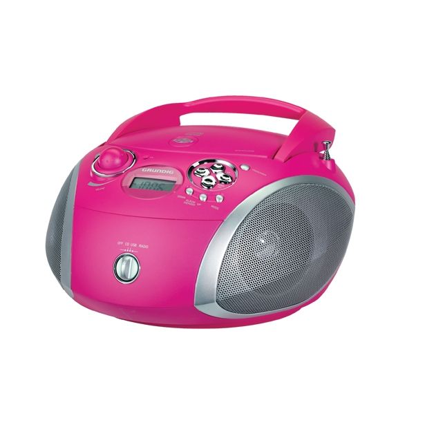 PRENOSNI RADIO GRUNDIG RCD1445 USB ROZA/SREBRN