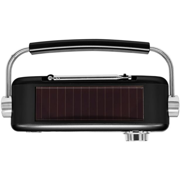 PRENOSNI RADIO MANTA RDI918B SOLAR ČRNA