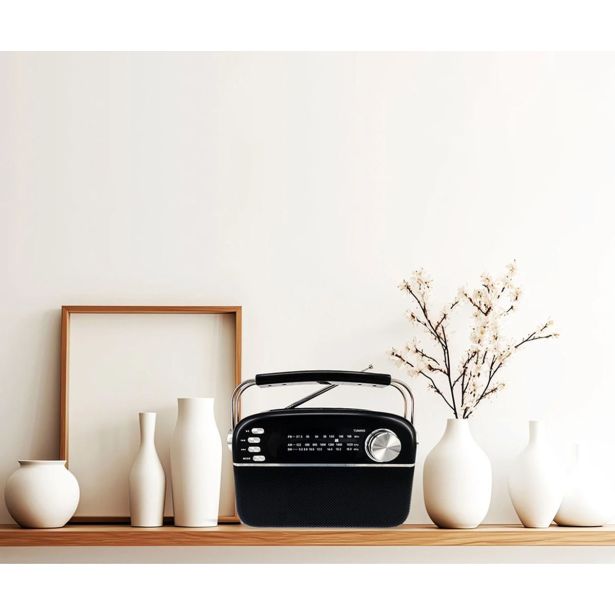 PRENOSNI RADIO MANTA RDI918B SOLAR ČRNA